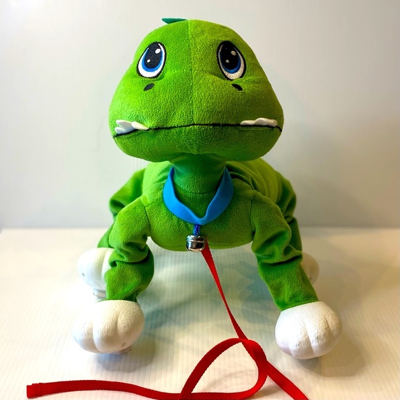 Peppy Pets 11” Walking Dinosaur With Leash - Picture 1 of 11